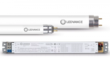 LEDVANCE LED TUBE T5 EXTERNAL HO80 37W wie 80W 5050lm 3000K Warmweiß G5 1449mm für externen DALI-Driver dimmbar